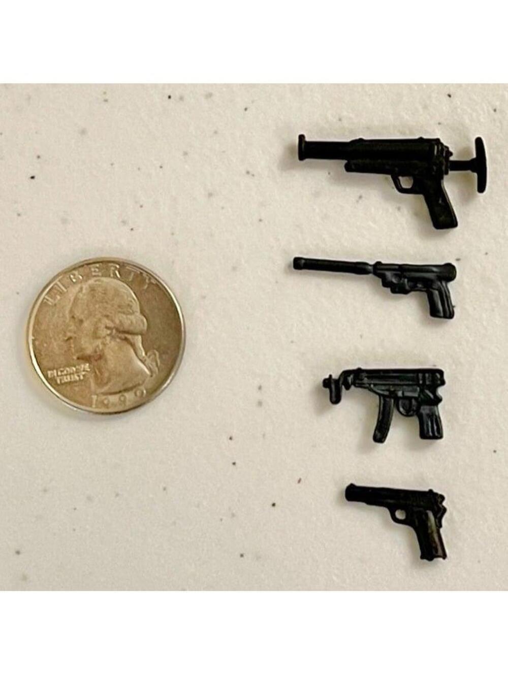 GIjoe 3.75" Weapons - Various Pistols - QTY 4